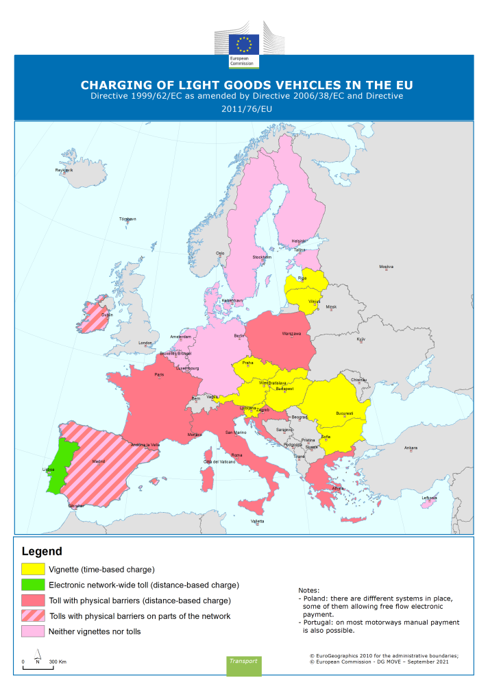 Charging of light goods vehicles in the EU