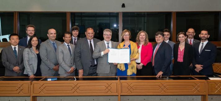 ICAO signing group photo