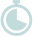 Clock icon representing time