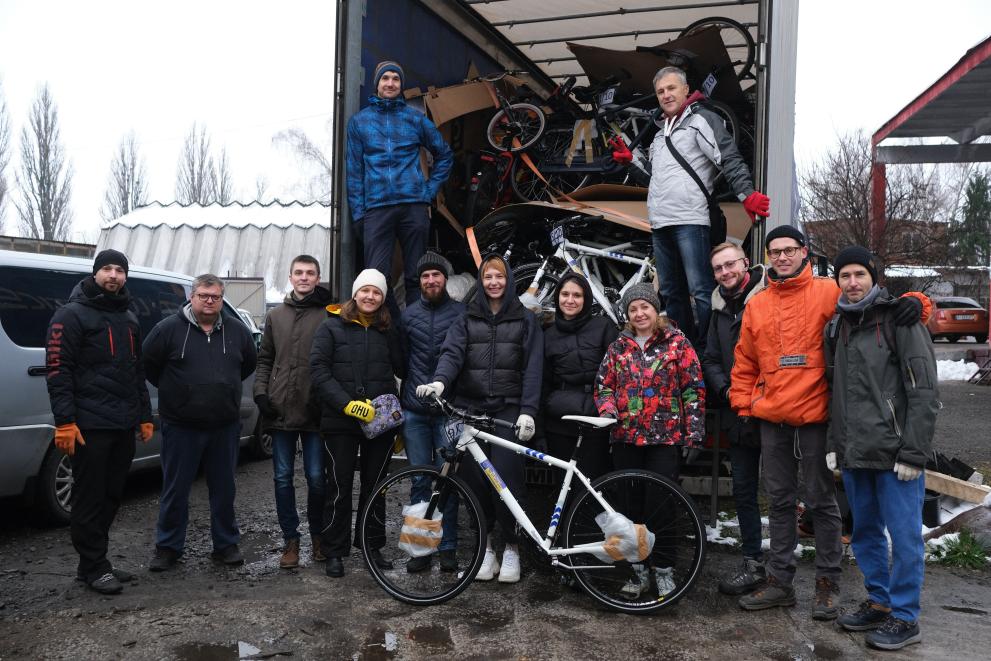 29/11/2022 - #BikesforUkraine - Arrival in Kyiv